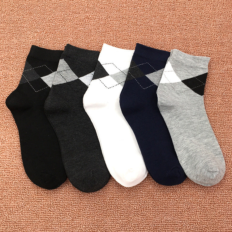 KOMFIEZ -  Mid-calf high quality luxurious cotton Men's Socks Boxed 5 Pairs